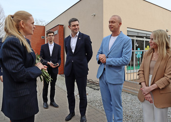 Wizyta Minister Barbary Nowackiej w Zespole Szkół w Jerce