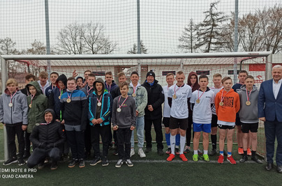 Mistrzostwa gminy w piłce nożnej.