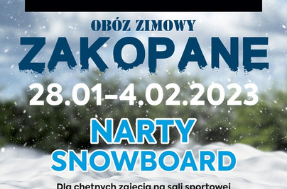Obóz zimowy dla dzieci i młodzieży z gminy Krzywiń