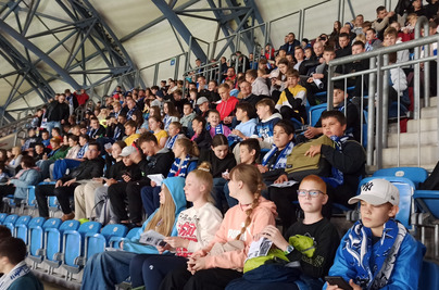 „Kibicuj z Klasą” Nasi uczniowie na meczu Lech Poznań