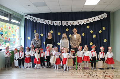 Pasowanie na przedszkolaka w grupie Biedroneczki