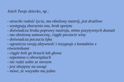 Nie pozwól wygrać depresji