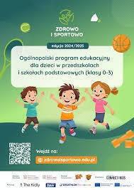 Przedszkolaki uczą się jak żyć zdrowiej.  Realizacja programu „ Zdrowo i sportowo”. 