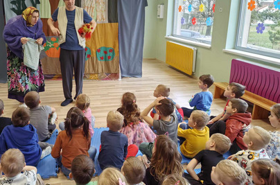 Teatrzyk Herbi w Przedszkolu Samorządowym w Jerce