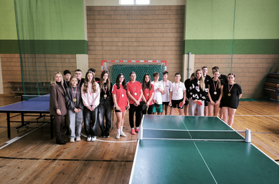 Mistrzostwa Gminy Krzywiń w Drużynowym Tenisie Stołowym Młodzieży Szkolnej