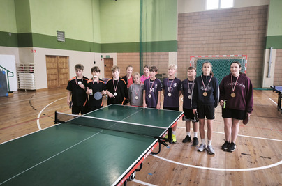 Mistrzostwa Gminy Krzywiń w Drużynowym Tenisie Stołowym Dzieci