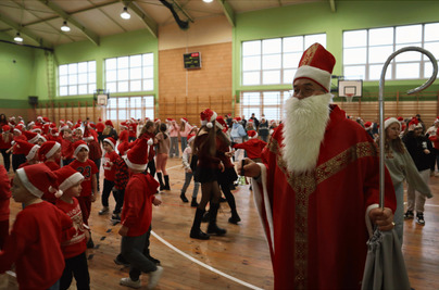 Odwiedziny Mikołaja w szkole