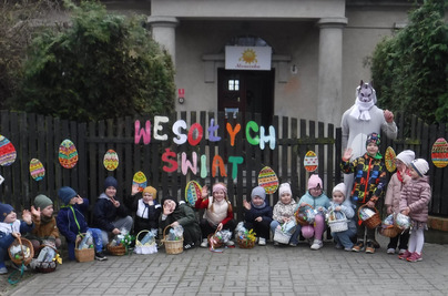 ZAJĄCZEK WIELKANOCNY „PRZYKICAŁ” DO PRZEDSZKOLAKÓW W KOPASZEWIE