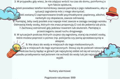 Wesołych i bezpiecznych wakacji